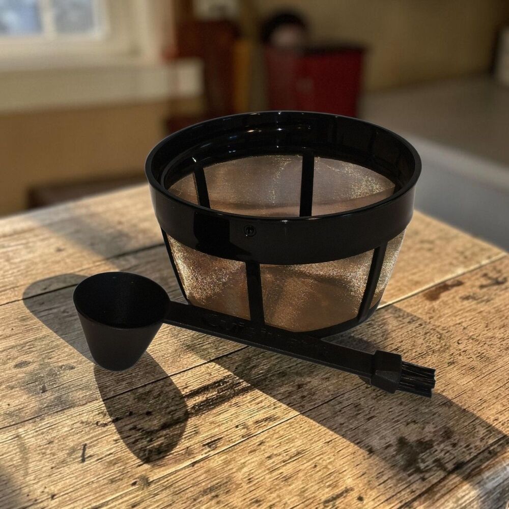 Cuisinart Repl Coffee Gold Mesh Filter Basket w Scoop fits Automatic Grind/Brew